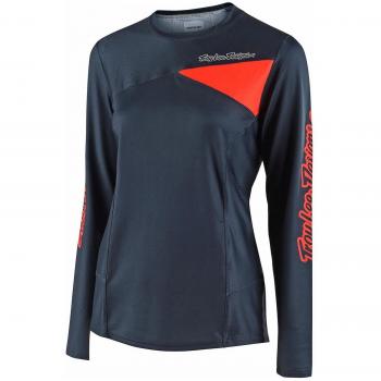 Troy Lee Designs Jersey Mtb De Manga Larga Para Mujer 2018 Skyline Slate