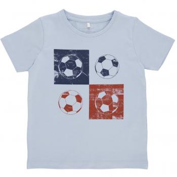 Camiseta escote redondeado con canalé elástico