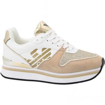Emporio Armani - Zapatos de Cordones para Mujer Blanco 37