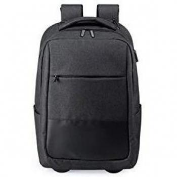 BigBuy Office S1416283 Mochila, Adultos Unisex, Negro, Talla única