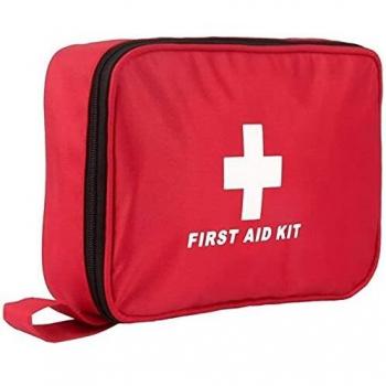 Botiquín de Primeros Auxilios de 180 Piezas WEINAS® Kit de Primeros Auxilios Súper Compacto y Profesional para Hogar, Oficina, Deportes, Senderismo, Supervivencia, Emergencias, Viajes, Camping - Rojo