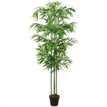 Árbol de bambú artificial 864 hojas 180 cm verde