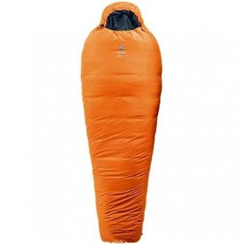 Saco de Dormir Deuter Orbit -5° L Fibra Sintética Naranja/Índigo