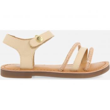 Gioseppo Santee - Sandalias de Piel con Tirantes Tubulares y Adornos de Pedrería para Niña - Color Off-white