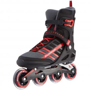 Rollerblade Macroblade 84 ABT - Patines en línea, Hombre, Macroblade 84 ABT, Color Negro/Rojo