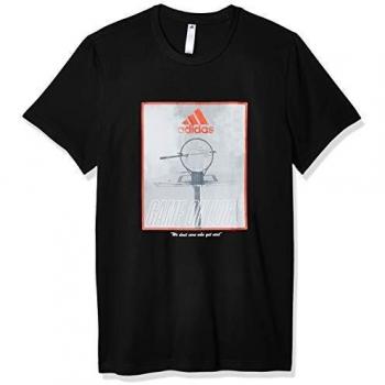 adidas Game On Lock Camiseta de Manga Corta, Hombre, Black, S