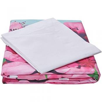 Devota & Lomba Flor Almendro Cenefa Funda Nórdica, Algodón cama 90 cm