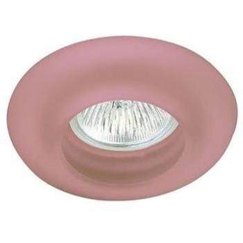 Aro Empotrable Fijo de Cristal Rosa Donut 10cm - Iluminación Moderna CRISTALRECORD 21-012-01-140