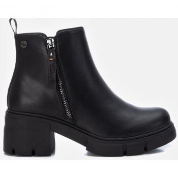 Botines Refresh para Mujer 171054 con Tacón de 6cm y Cierre de Cremallera en Color Negro