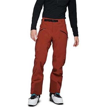 Pantalones Recon Stretch de Black Diamond, color naranja, ideales para esquí, fabricados con tejido elástico y resistente al agua, diseño ajustado, talla L