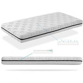 Ecus Kids - Colchón de Cuna Mimo 2.0 Visco Descanso Protector