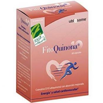 100% Natural Fitoquinona 10. Coenzima Q10 Caja 60 Cápsulas