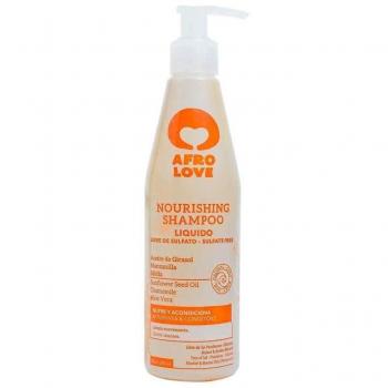Champú Afro Love Nutritivo con Aceite de Girasol, Manzanilla y Aloe Vera 290ml
