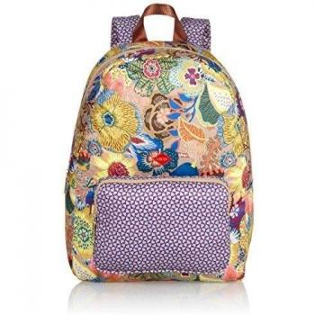 Oilily Oilily Folding Casual Backpack - Bolso mochila, de material sintético, para mujer, Multicolor