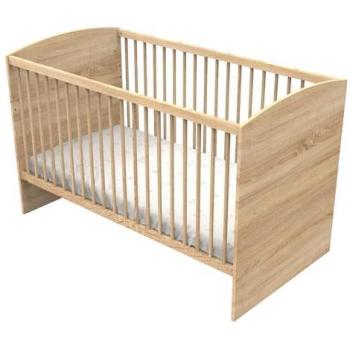 Cuna Evolutiva Little Big Bed 140x70 en Madera Decoración Roble Dorado