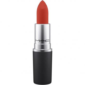 MAC Cosmetics Powder Kiss Lipstick - Matte Lipstick, Shade: Style Shocked!, 3 g