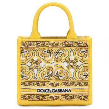 Dolce & Gabbana Women's DG Daily Mini Tote Bag in Yellow | Size UNI | BB7479AW050HG3OB