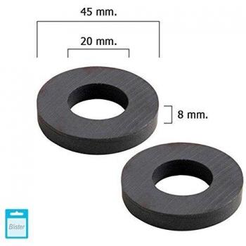WOLFPACK LINEA PROFESIONAL 5411110 Iman Wolfpack Ferrita Aro Ø 45x20x8 mm.