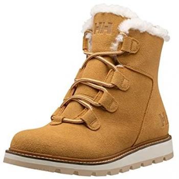 Helly Hansen Women's Alma Leather Ankle Boots - Brown Wheat - Size 7 UK
