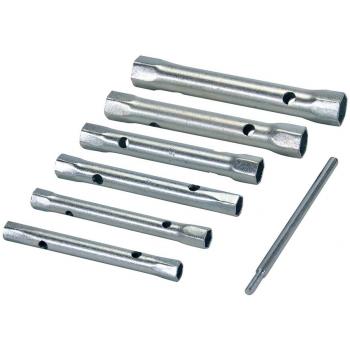 Juego de llaves de tubo métricas Silverline 589709, 6 piezas