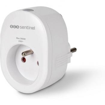 Enchufe Inteligente SCS SENTINEL 230 V 16 A - Toma Conectada SmartPlug, compatible con dispositivos de hasta 16 A, control remoto a través de aplicación móvil, programación de horarios, monitorización del consumo