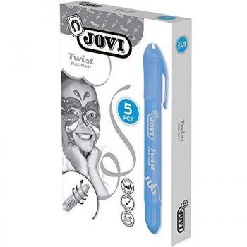 Jovi- Maquillaje, Color Azul Cyan