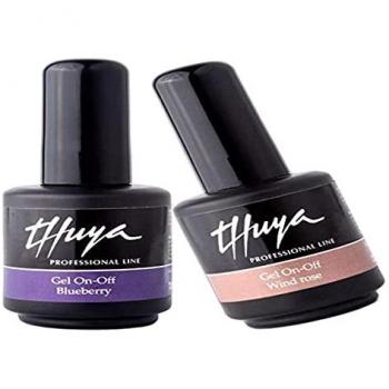 Thuya Gel On-Off 14mL Neon Green - Esmalte de Uñas Semipermanente, Color Semipermanente para Uñas, Secado UV/LED