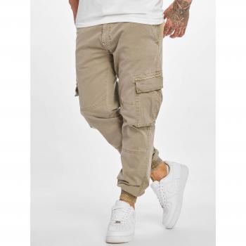 Urban Classics Men's Washed Cargo Twill Jogging Pants - Sand