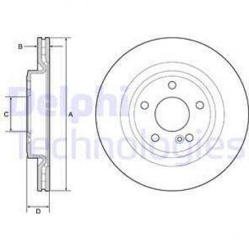 Disco de freno DELPHI BG4927C