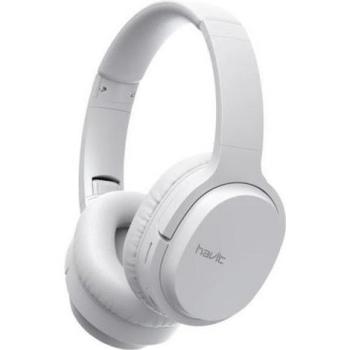 Auriculares Inalámbricos HAVIT I62: 8 Horas de Reproducción, Carga Rápida en 2.5H, Sonido Hi-Fi y Graves Profundos con Controladores Duales de 40mm