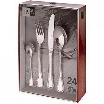 Jay Set de cubertería con 24 Piezas, 2,5 mm, Centimeters