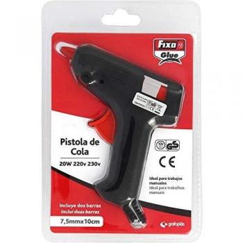 Fixo 58210 Pistola de Cola, 20 W, Negro