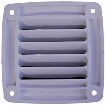 Nuova Rade Rejilla ventilacion cuadrada Blanco/118x118