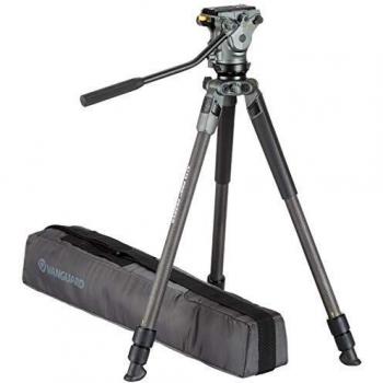 Vanguard Alta Pro 2V 263CVP - Trípode de Carbono con 3 Secciones y Base de nivelación, rótula de 2 vías
