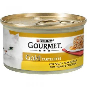 24-Pack Gourmet Chicken and Carrot Tartare-Style Wet Cat Food