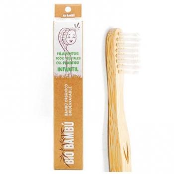 Cepillo de Dientes Infantil Biodegradable de Bambú Orgánico con Cerdas Suaves - BioBambú