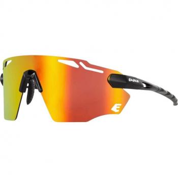 Gafas de Sol Eassun Fartlek S3 Matt Black/Red Ajustables y Ligeras para Running Categoría 3
