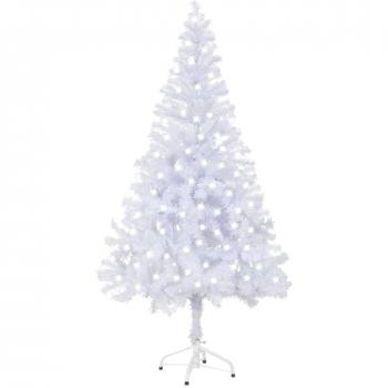 120 cm Pre-lit Artificial Christmas Tree with Stand and 230 Branches
