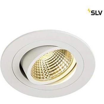 Empotrable LED Redondo SLV NEW TRIA 77 DL 6W Blanco Mate 2700K