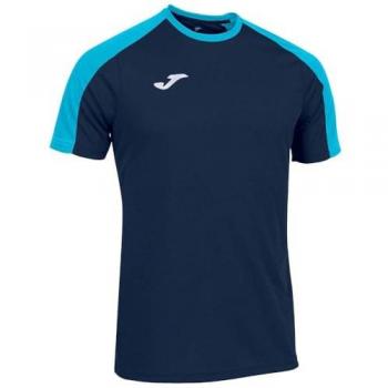 Camiseta de manga corta hombre Eco Championship marino/turquesa flúor Joma