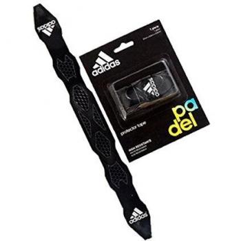 All for Padel Antishock Protection Tape Protector Anti Shock, Adultos Unisex, Black, Talla Única