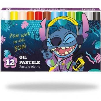 Ceras pastel 12 unidades Stitch Coolpack, colores surtidos