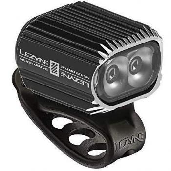 Lezyne Luz Delantera Multi Drive 1000 Negra - Luz delantera para casco, 1000 lúmenes, diseño compacto, múltiples modos de iluminación, recargable por USB