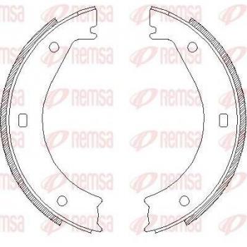 Kit de zapatas de freno REMSA para frenos de tambor 4404.00