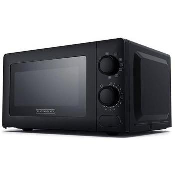 Horno Microondas con Grill Black+Decker BXMZ702E (700 W, 20L, Color Negro)