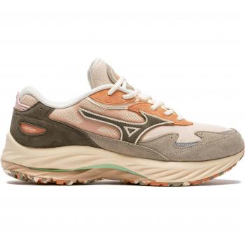 Mizuno Wave Rider Beta Men's Lowtop Sneakers - Khaki/Brown/Orange - Size 41
