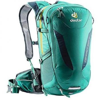Deuter Exp Compacta 12 Mochila, Unisex Adulto, Alpinegreen-Medianoche, Talla única
