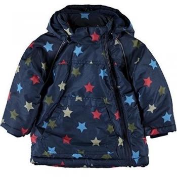 NAME IT Chaqueta de invierno micco AOP Baby Chaqueta de ropa de bebé azul 122 cm