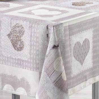 Mantel rectangular (L240 cm) Cosy Corazón
