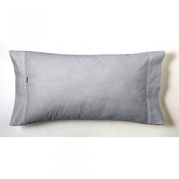 ES-TELA - Funda de almohada COMBI LISO color Perla - 1 pieza de 45x125 cm - 50% Algodón-50% Poliéster - 144 Hilos